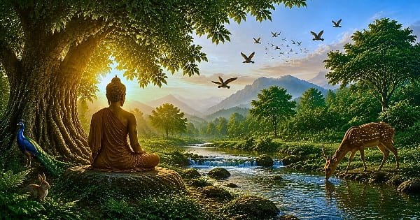 बुद्ध का संदेश: पूरी सृष्टि परस्पर जुड़ी हुई है