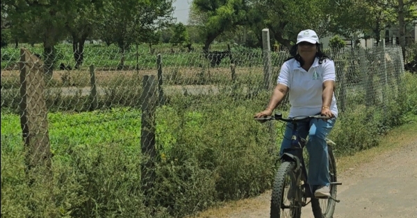 Shristimitraa members giving health and environment message