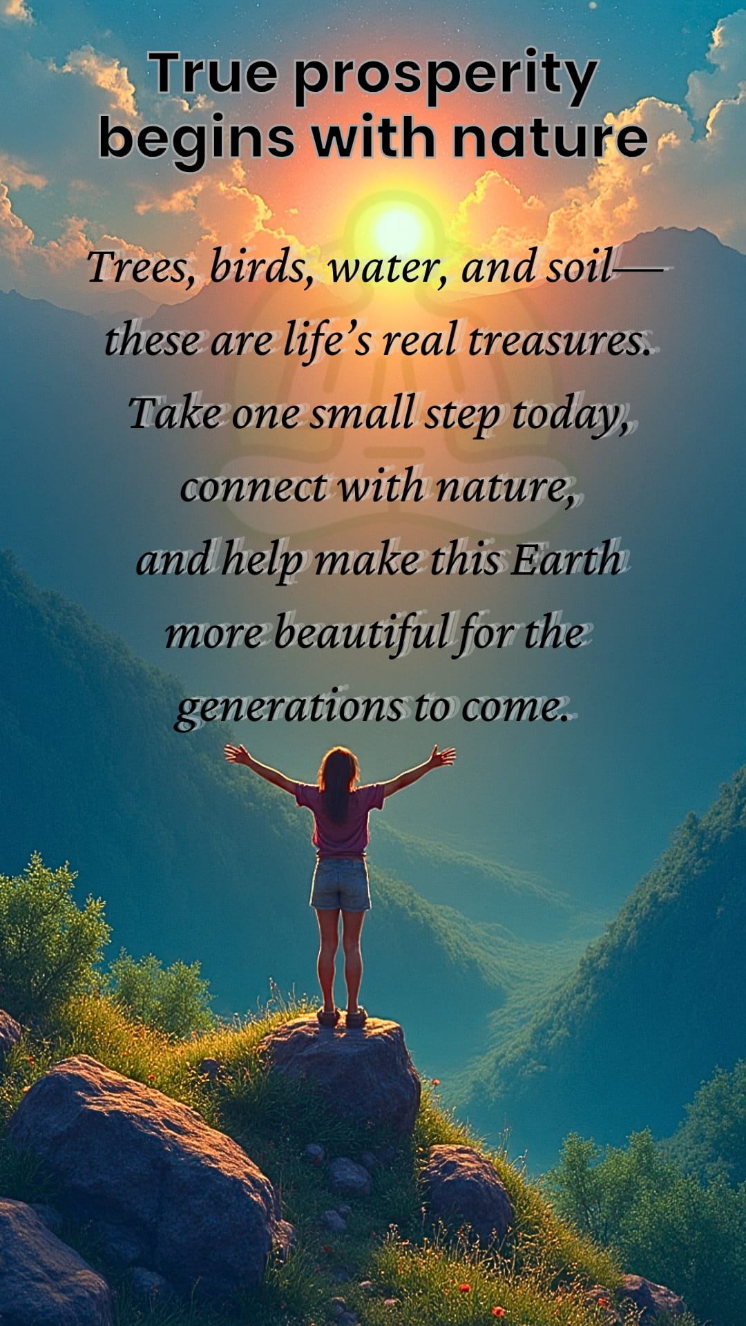 True prosperity begins with nature