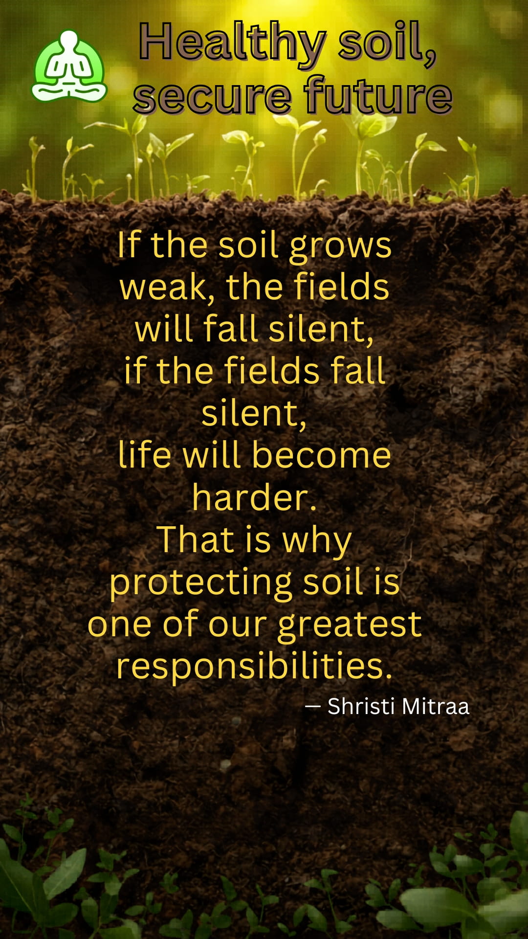 Healthy soil, secure future