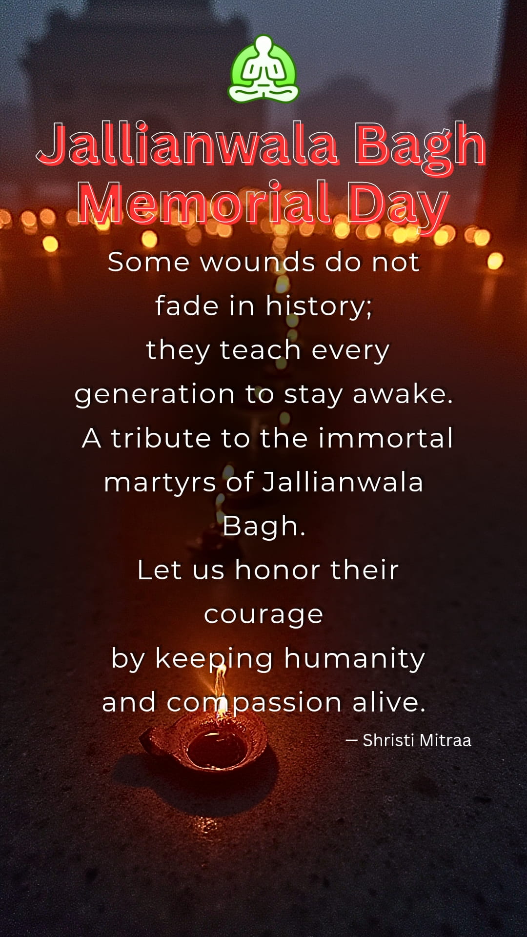 Jallianwala Bagh Memorial Day 13 April