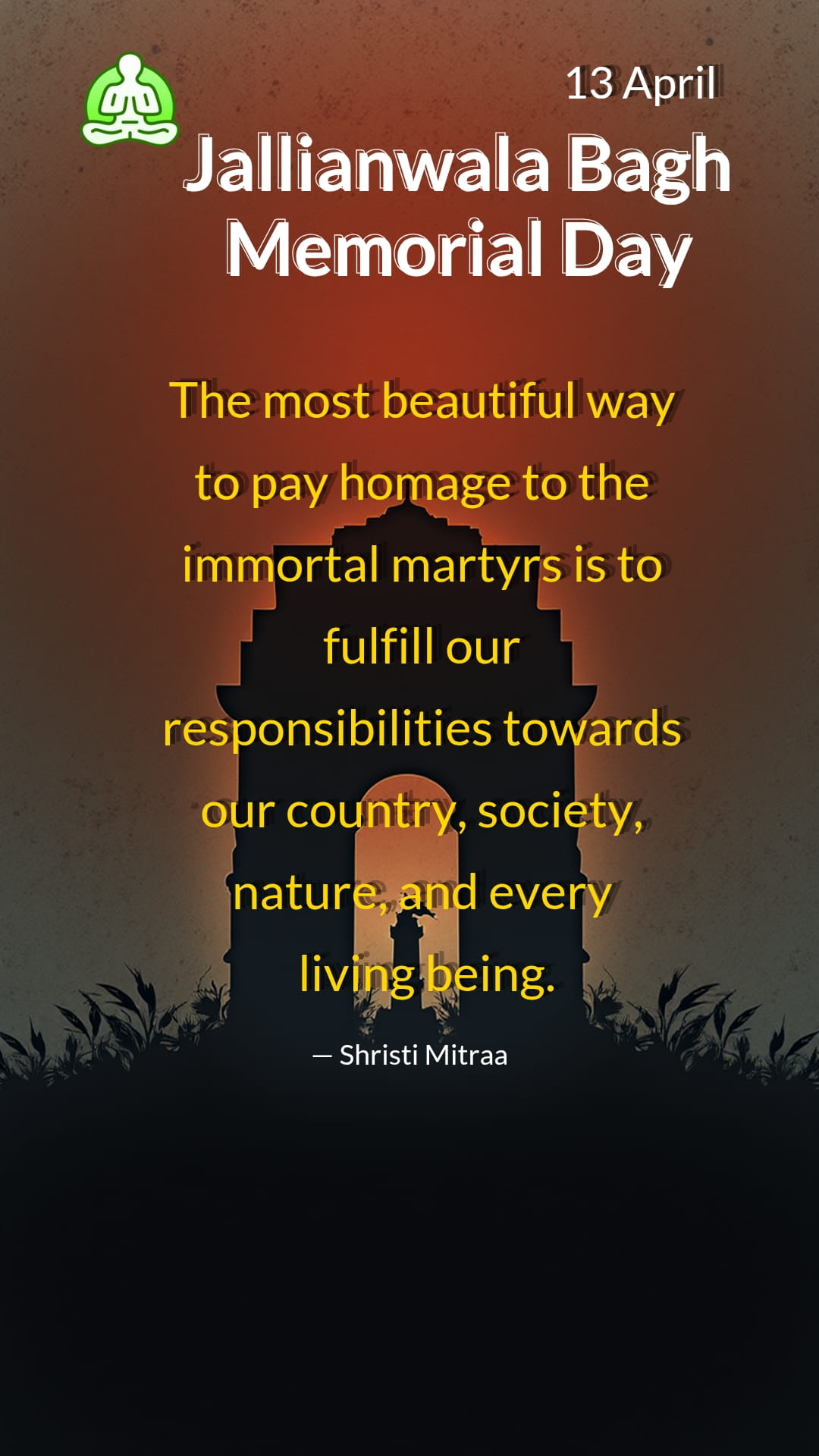 Jallianwala Bagh Memorial Day 13 April