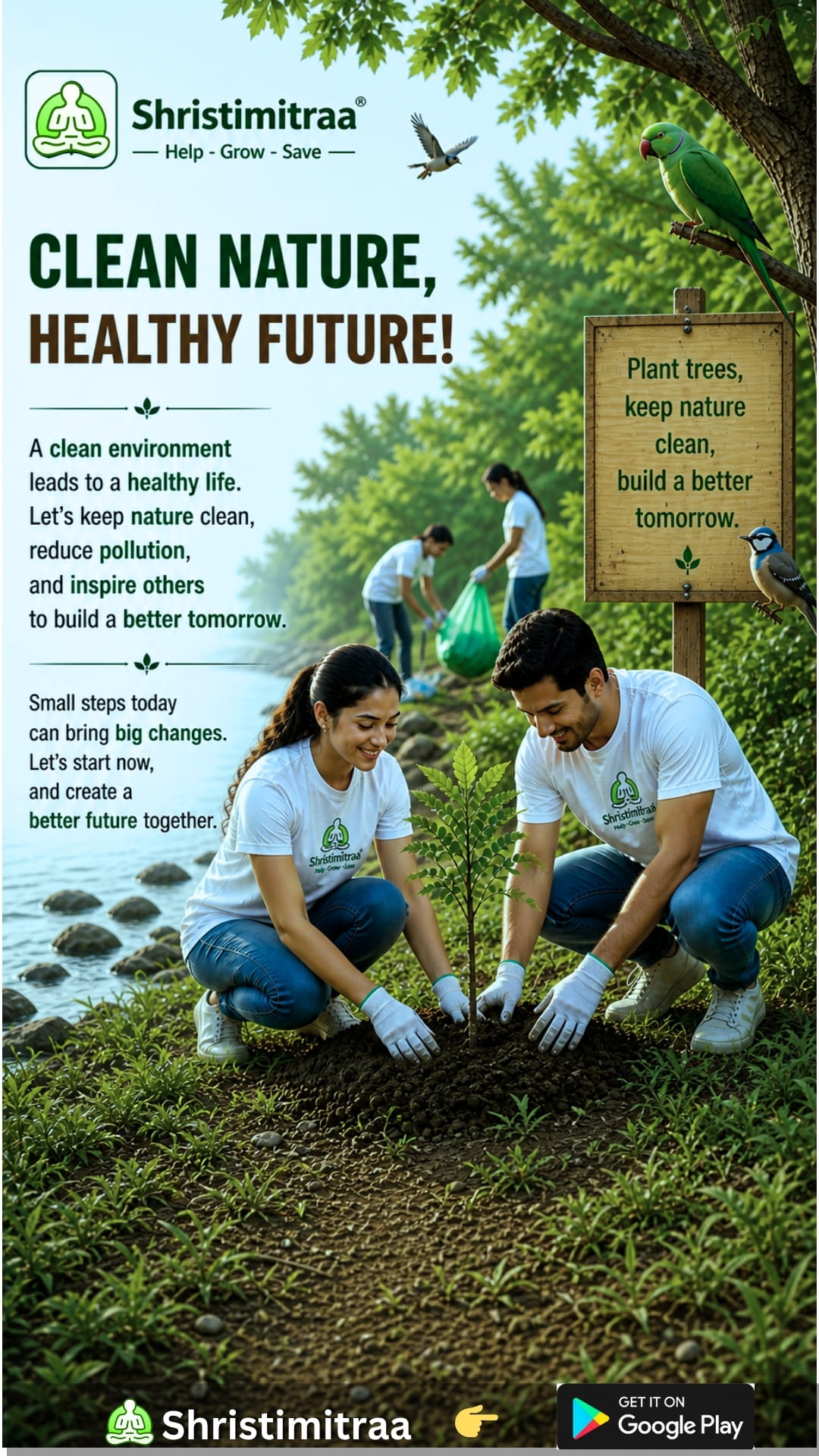 Clean nature, healthy future