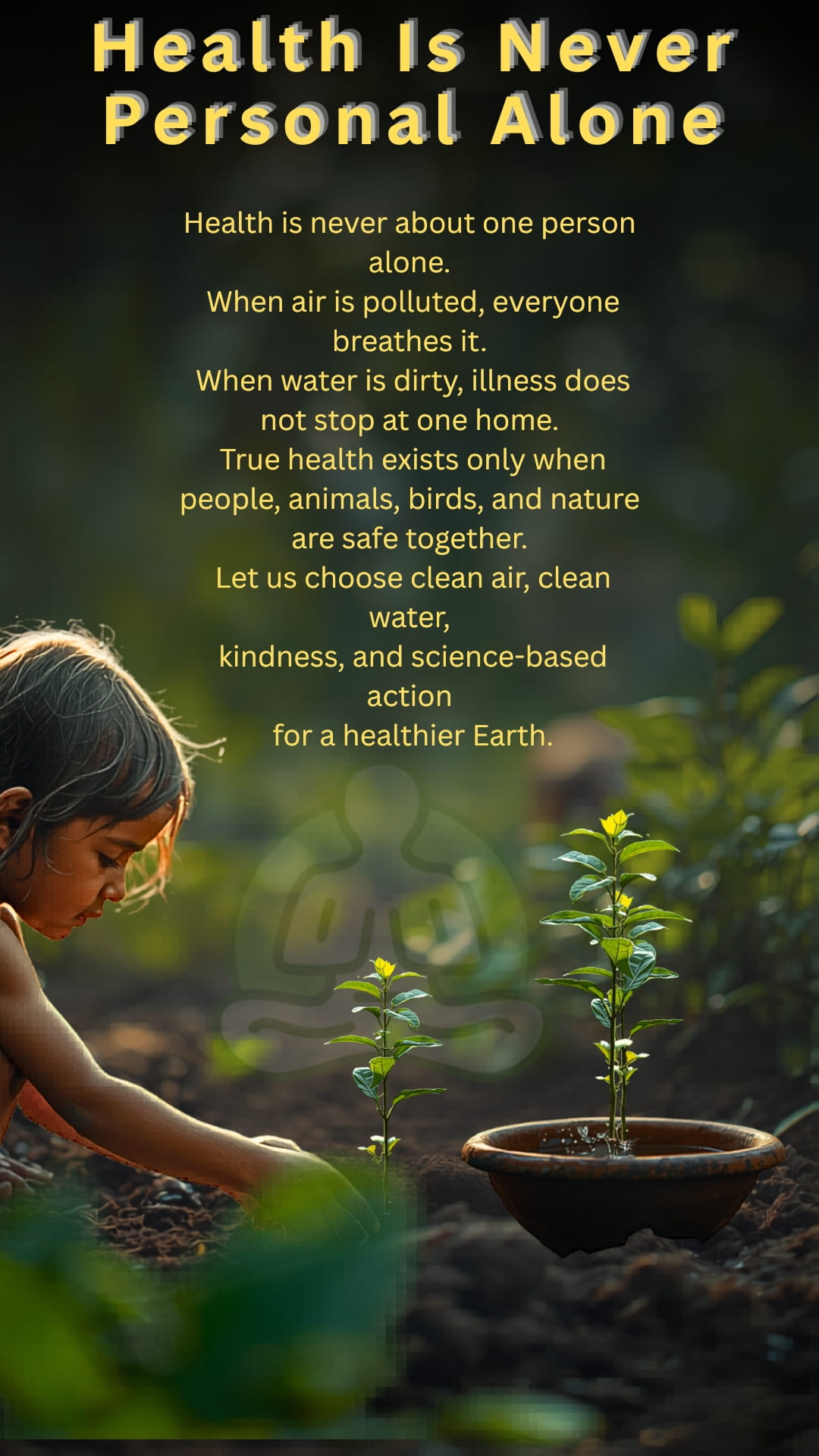 Health Is Never Personal Alone - 7 April