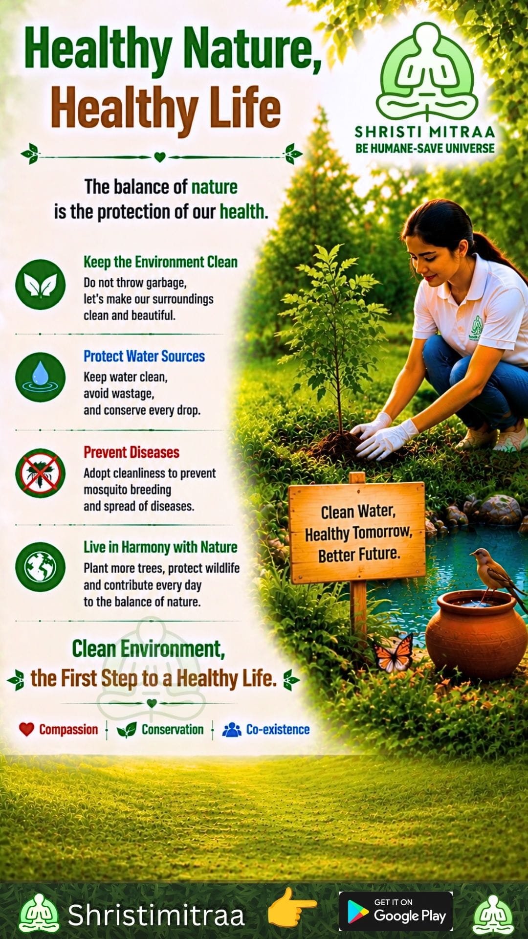 Healthy nature, healthy life