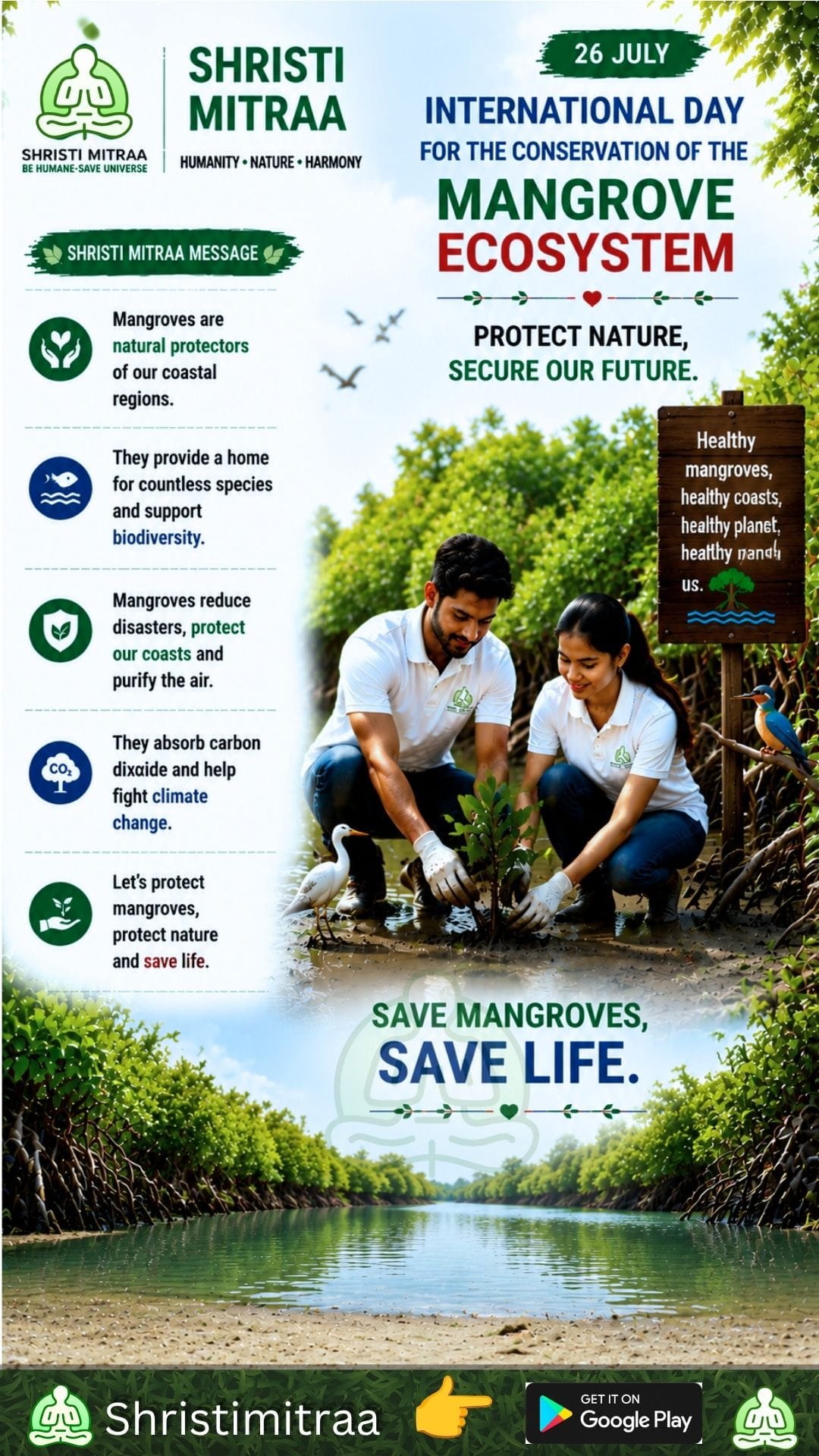 26 July - International Day for the Conservation of the Mangrove Ecosystem