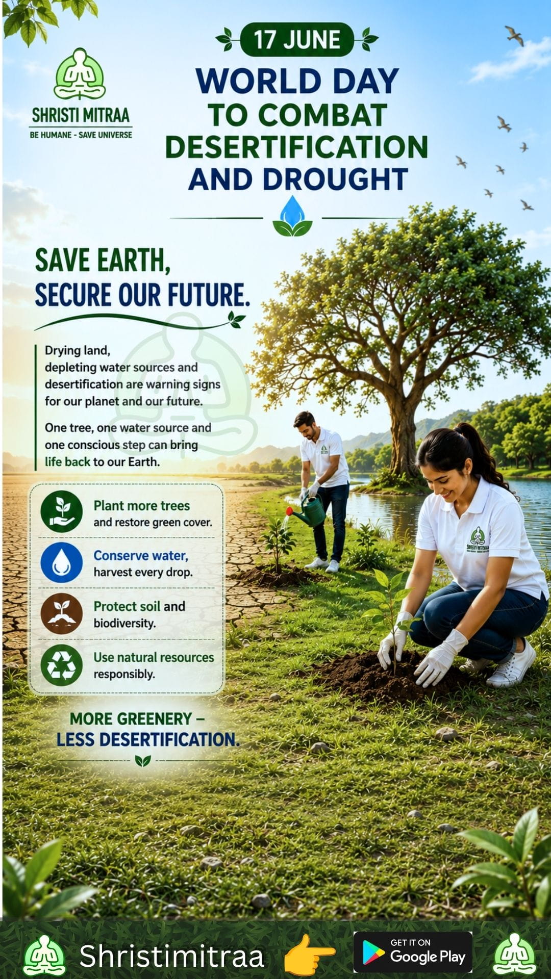 June 17 - World Day to Combat Desertification and Drought