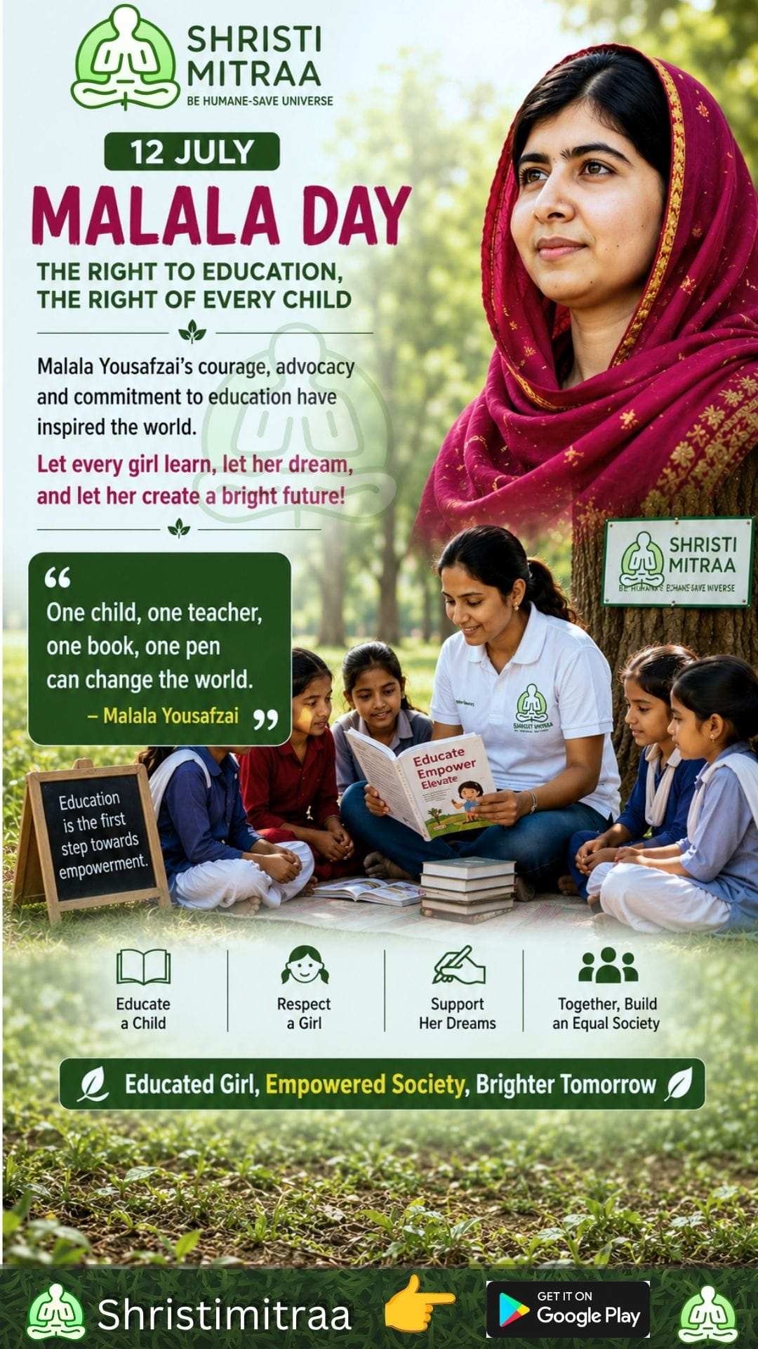 12th July – Malala Day