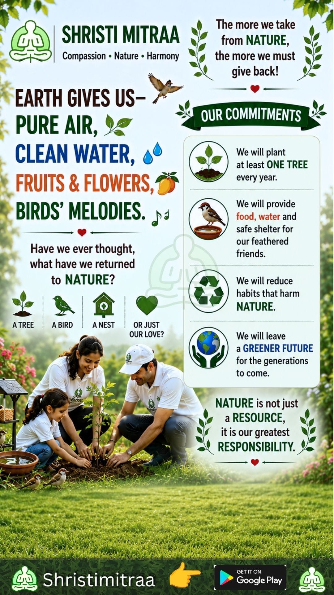 Nature is not just a resource.
