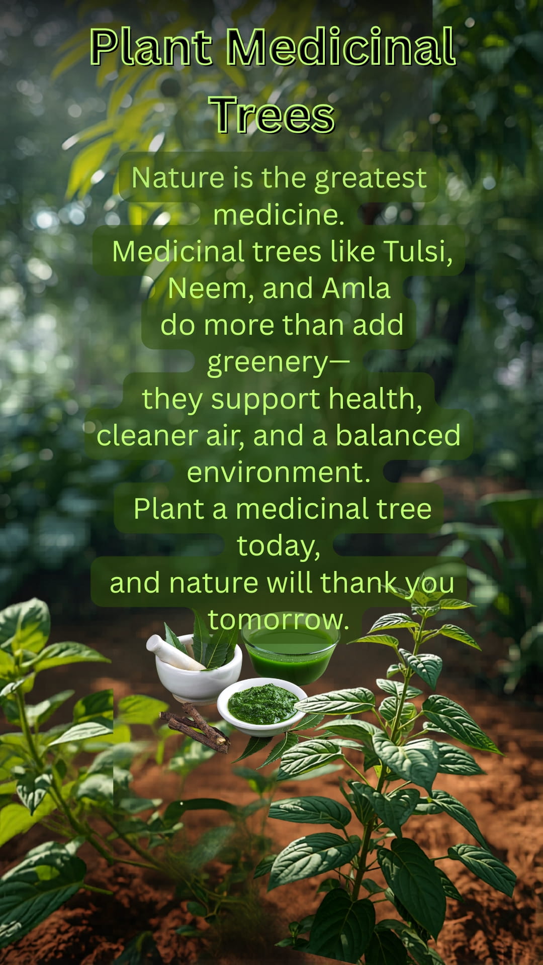 Plant Medicinal Trees