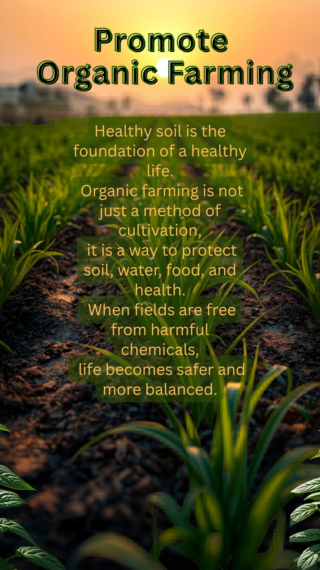 Promote Organic Farming