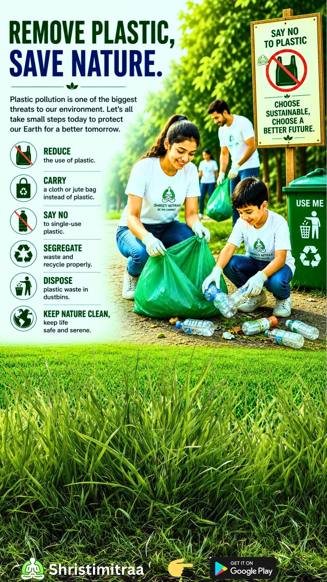 Remove Plastic, Save Nature