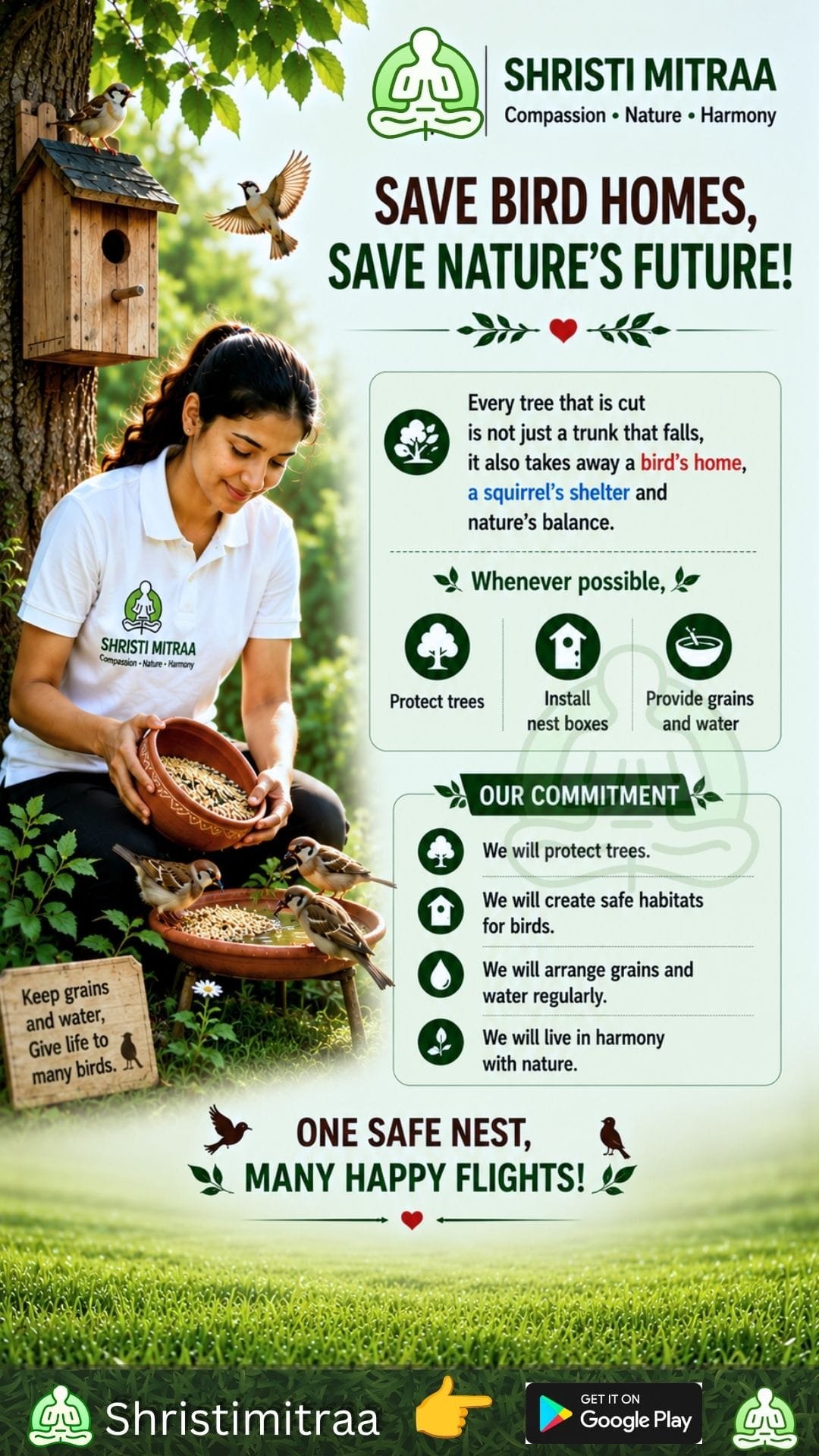Save the birds' home