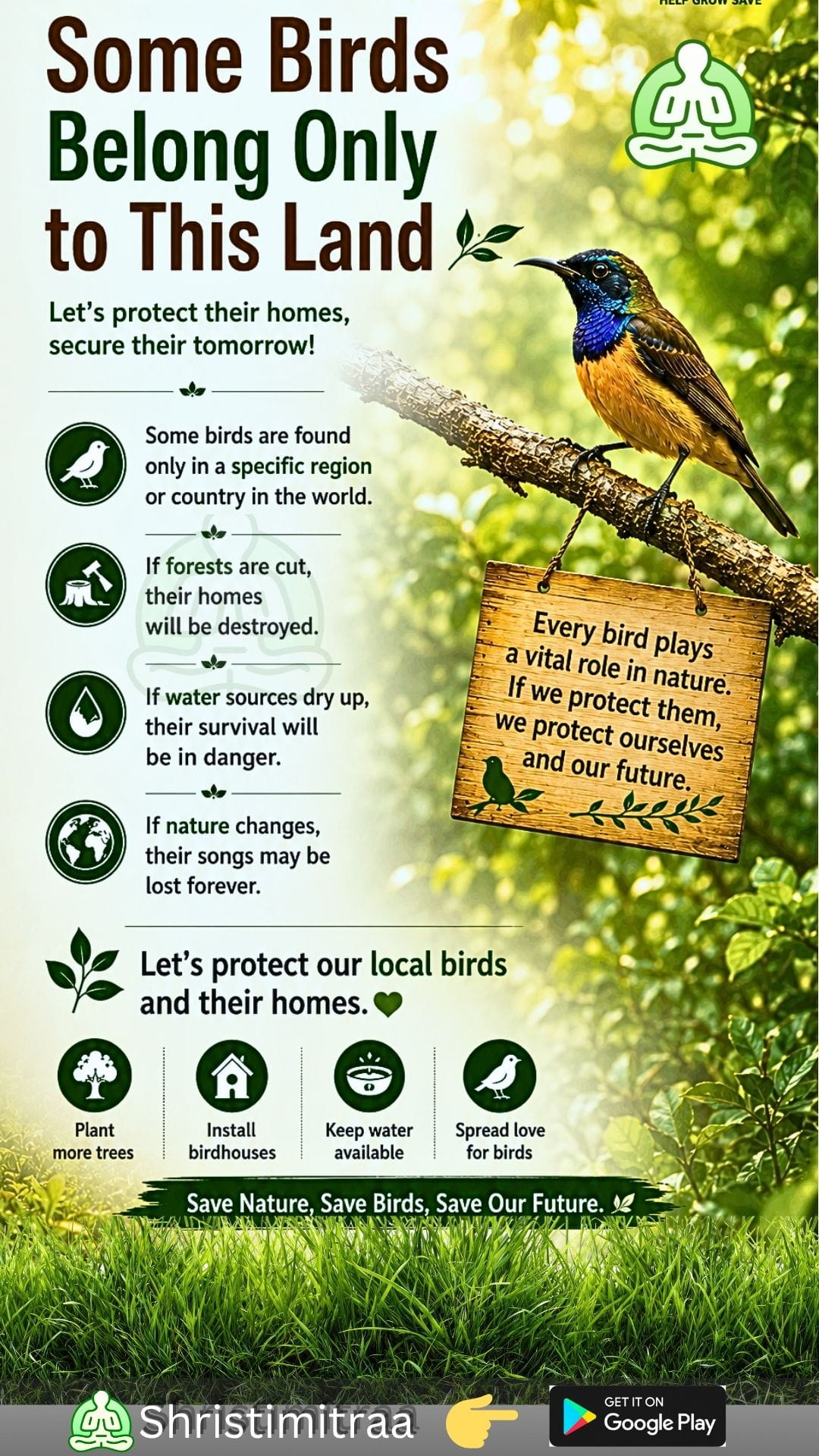 Some birds belong only to our planet.