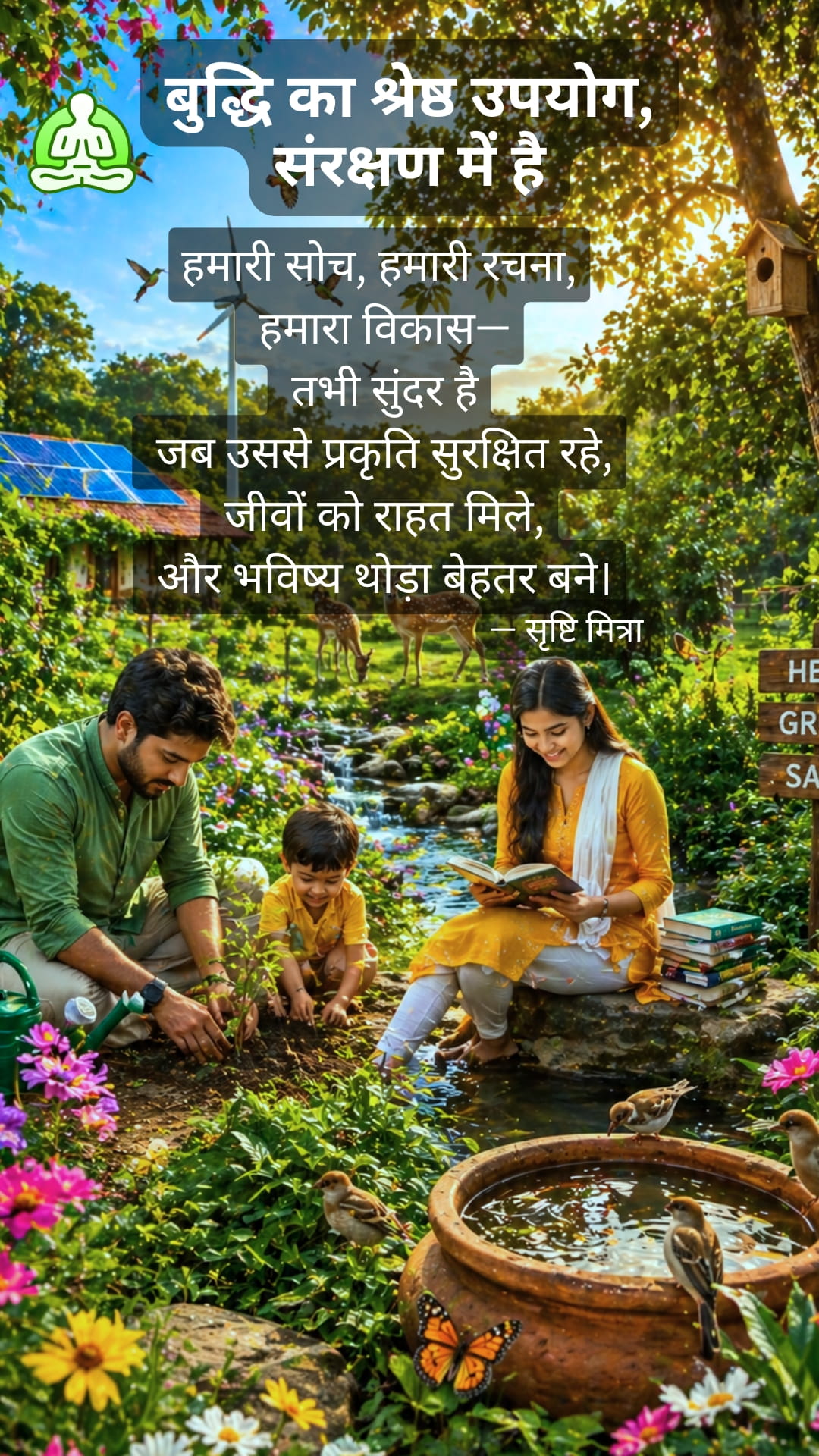 बुद्धि का श्रेष्ठ उपयोग, संरक्षण में है