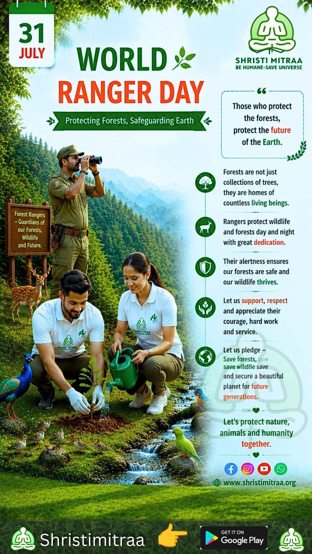 July 31 – World Ranger Day