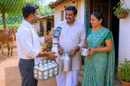 ग्राहक नेटवर्क और स्थानीय market बनाना